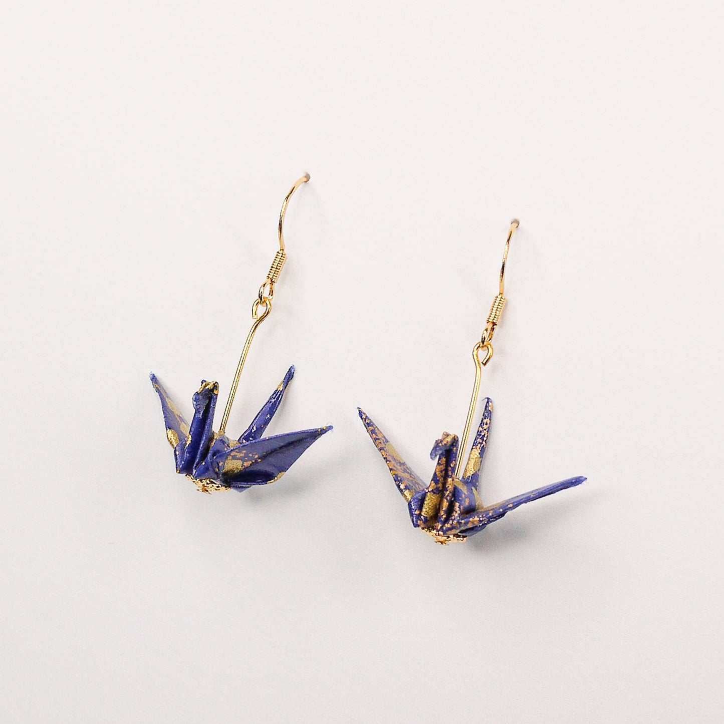 Crane Earrings in Gold