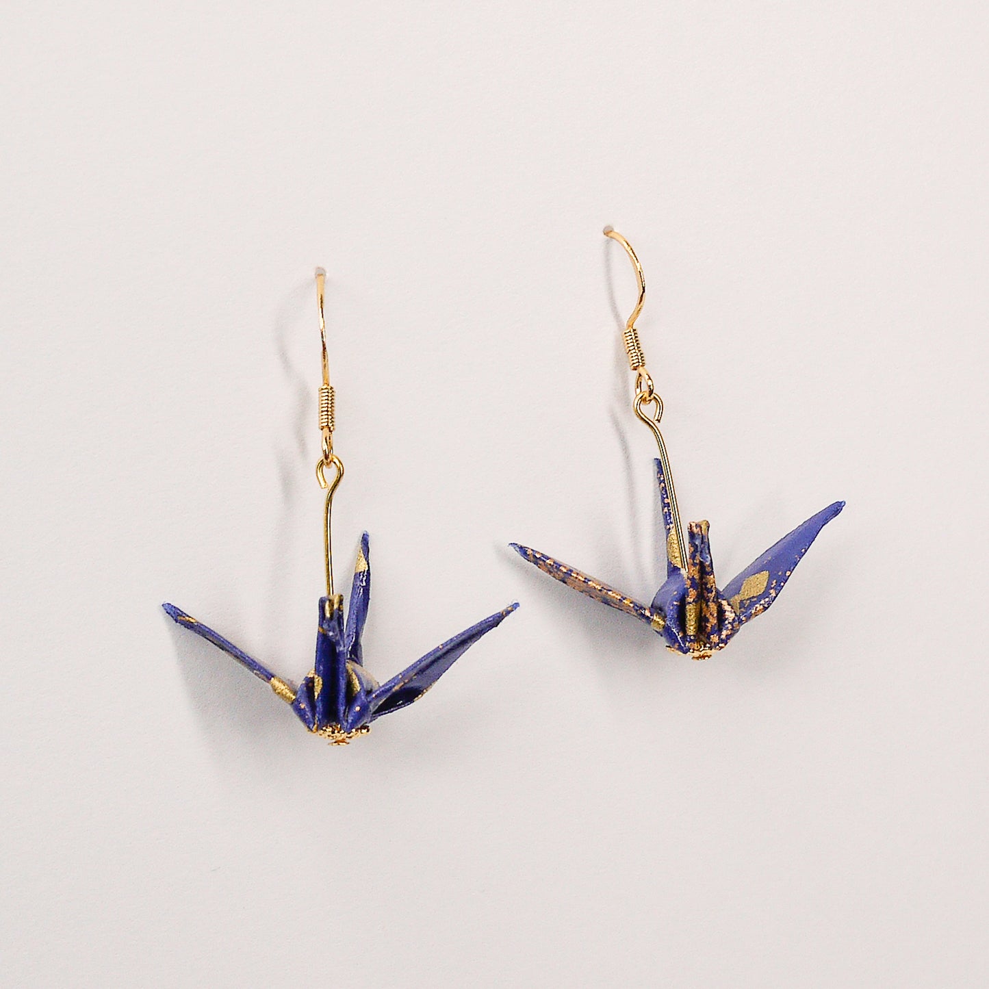 Crane Earrings in Gold