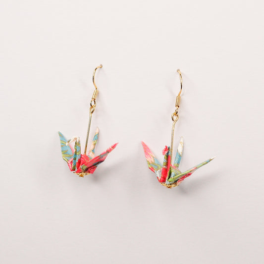 Crane Earrings in Gold