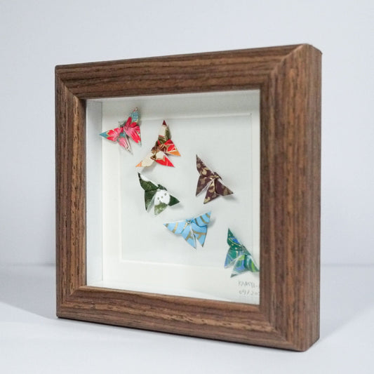 Paper Butterfly Shadowbox